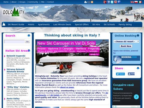 Skiing Holidays in Italy