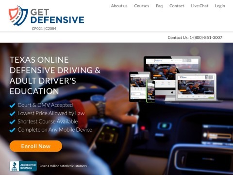 Get Defensive Driving Online in Texas - $25