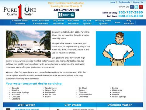 Pure One Water Treatment