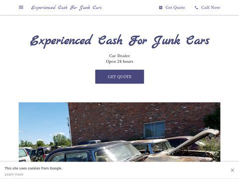 Experienced Cash For Junk Cars