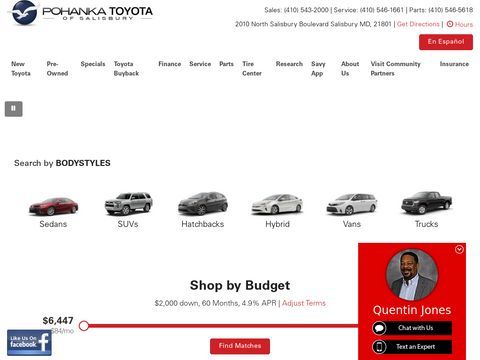 Pohanka Toyota of Salisbury