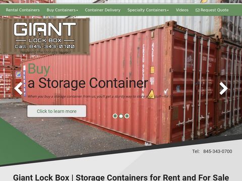 Giant Lock Box-Portable self Storage Steel Containers-Crane truck  delivery