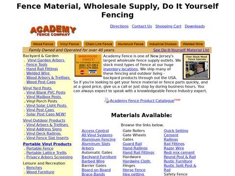 Fence Material Company NJ Fencing Wholesale Discount Supply