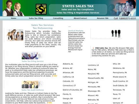 sales tax return , sales tax services