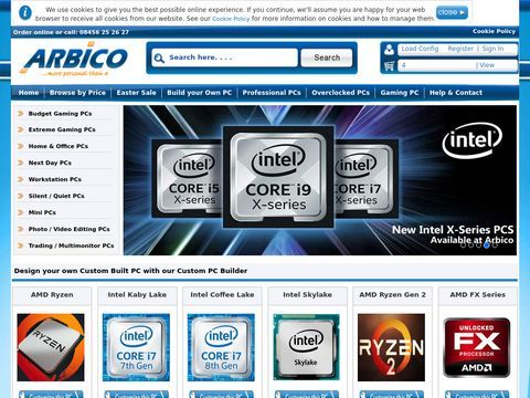 Get Arbico gaming PC at cheap price, build your own PC now