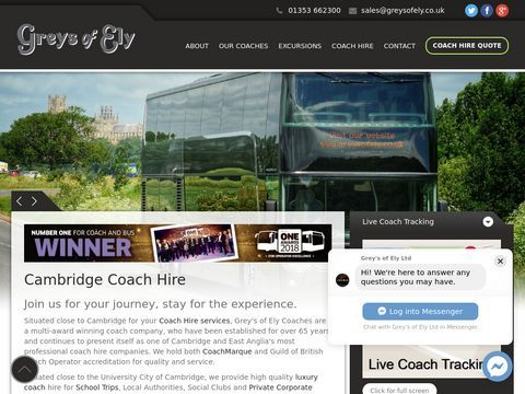 Greys of Ely Coach Hire specialists