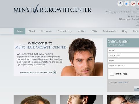 Mens Hair Growth Center