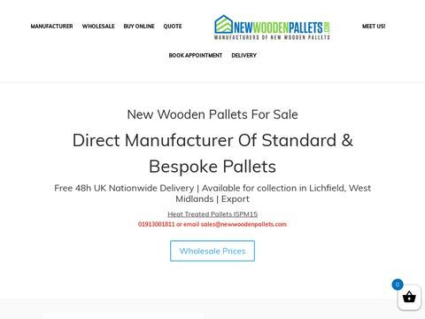 New Wooden Pallets UK Manufacturer