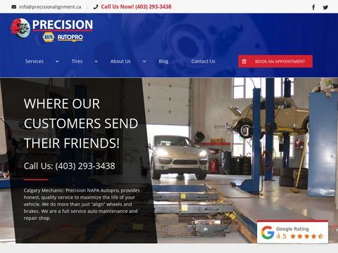 NAPA AUTOPRO - Precision Alignment & Brake Ltd.