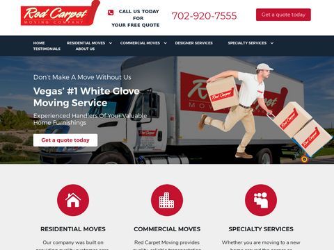 Las Vegas Moving Service, Red Carpet Movers