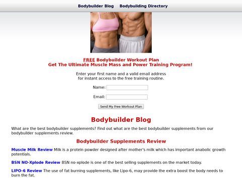 Bodybuilder Articles and More information Nutrition, Supplem