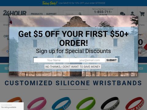 Order Custom Silicone Wristbands and Bracelets at LightbeamL