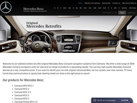 Original Navigation Systems for Mercedes-Benz