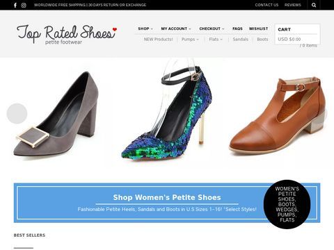 Top Rated Shoes| Shop Petite Shoes, Boots, Wedges, Pumps