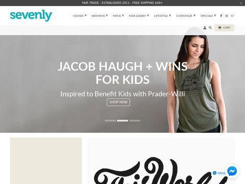 Sevenly.org - Charity T-Shirts and Accessories