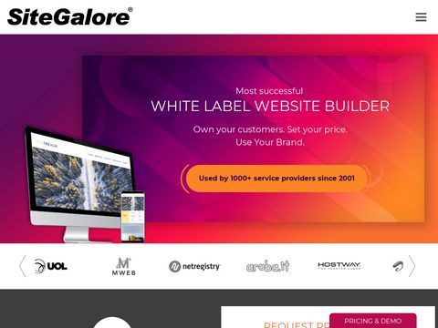 White Label Website Builder | Sitegalore