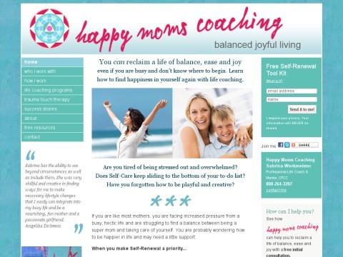 Happy Moms Coaching: Online Life Coaching and Programs for Moms