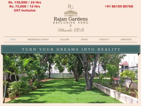 Rajan Gardens Chennai Wedding Venue