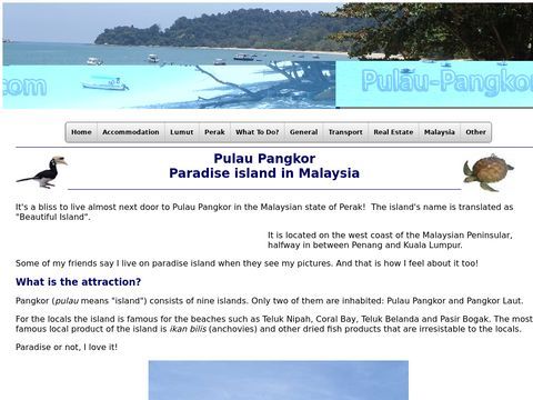 Pulau Pangkor family beach holiday destination no.1 Malaysia