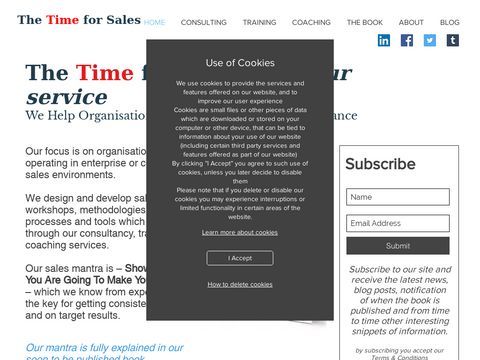 The Time for Sales Company