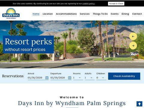 Palm Springs California Hotel - Palm Court Inn