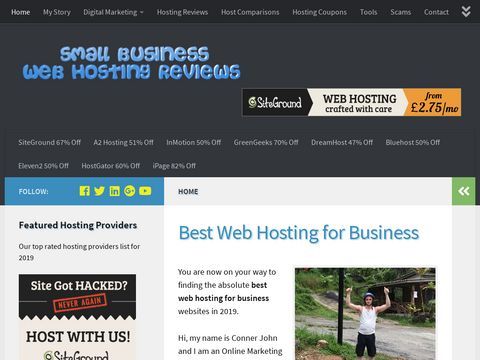 Small Business Web Hosting Reviews