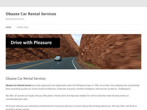 Obazee Rent A Car | Quality Rental Service