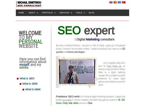 Freelance SEO consultant | Michail Dimitriou