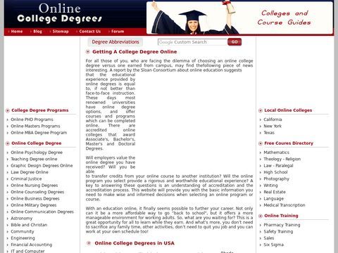 Best Online Guide for College Degrees