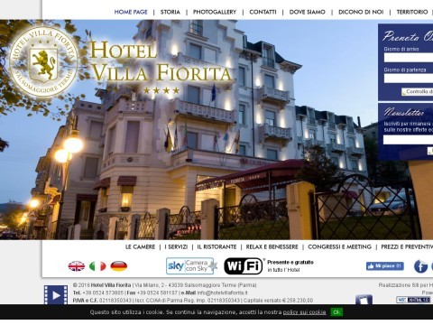 Hotel Villa Fiorita - 4 stars Hotel in Salsomaggiore Terme