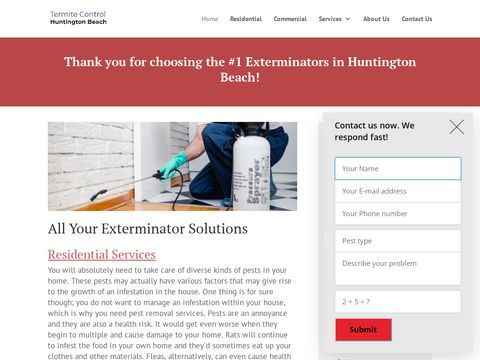 Termite Control Huntington Beach