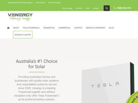 Venergy Australia | Tesla Powerwall 2 Certified Installers