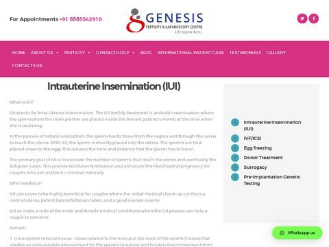 Best Fertility Specialist In IUI Treatment