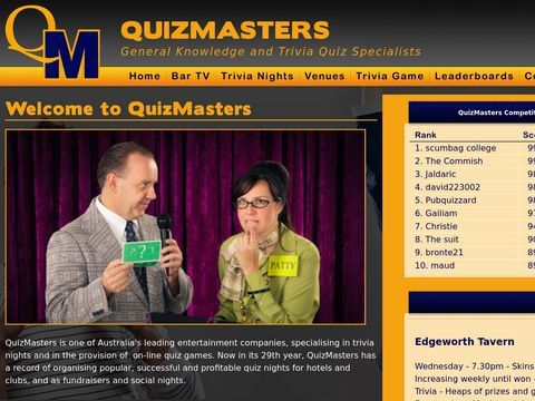 Quiz Masters | Quiz Competitions, Quiz Specialists  | NSW, Australia
