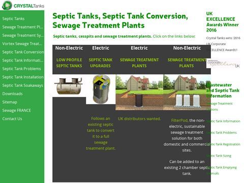 Wastewater Treatment Plants and Septic Tank Systems