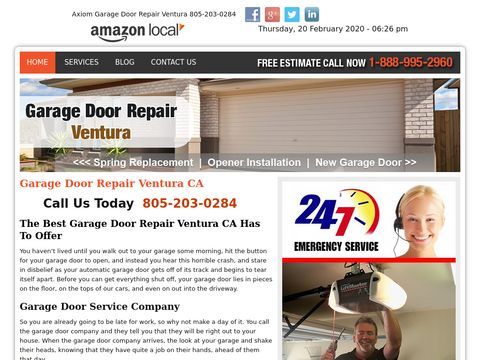 Axiom Garage door repair Ventura