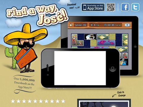 Find a Way, JosÃ©! - The Best Puzzle Game for iPhone, iPad and iPod Touch