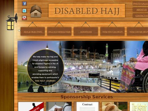 Disabled hajj pilgrimage