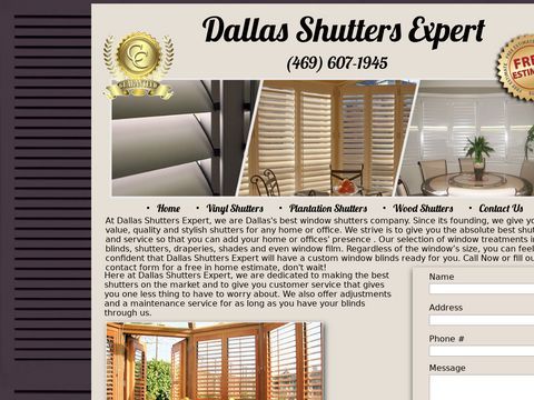 Dallas Shutters Expert