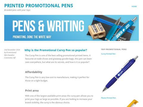 Promotional Pens, Advertising Pens & Printed Pens