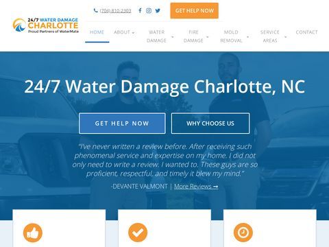 24/7 Water Damage Charlotte