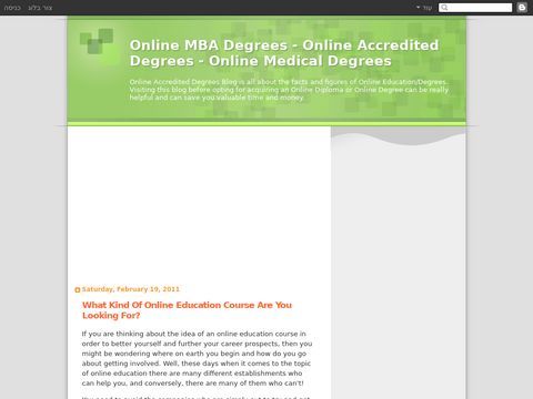 Online Accredited Degrees