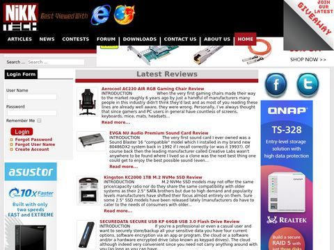 Electronics & PC Hardware Review Site