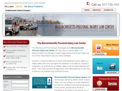 Massachusetts Personal Injury Lawyer