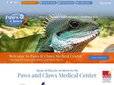 Paws and Claws Medical Center Miami