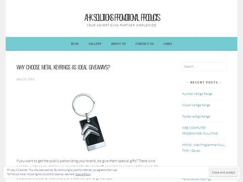 Why Choose Metal Keyrings as Ideal Giveaways? | AHK Solutions Promotional Products