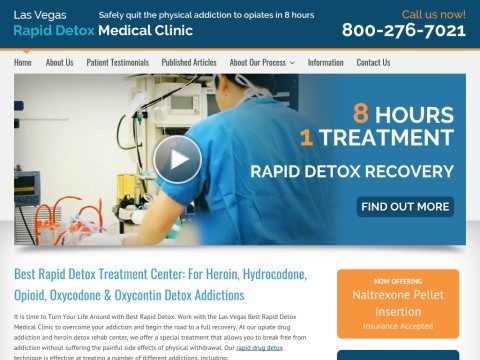 Safe Rapid Opiate Detox Center in Las Vegas