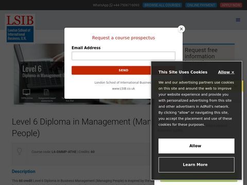 Level 6 Diploma in Management (Managing People)