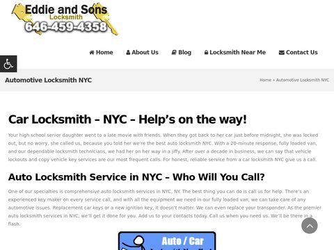 Eddie and Sons Locksmith - Auto Locksmith NYC