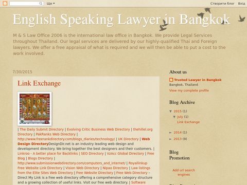 Thailands Leading Business Lawyer in Bangkok - Setting Up C
